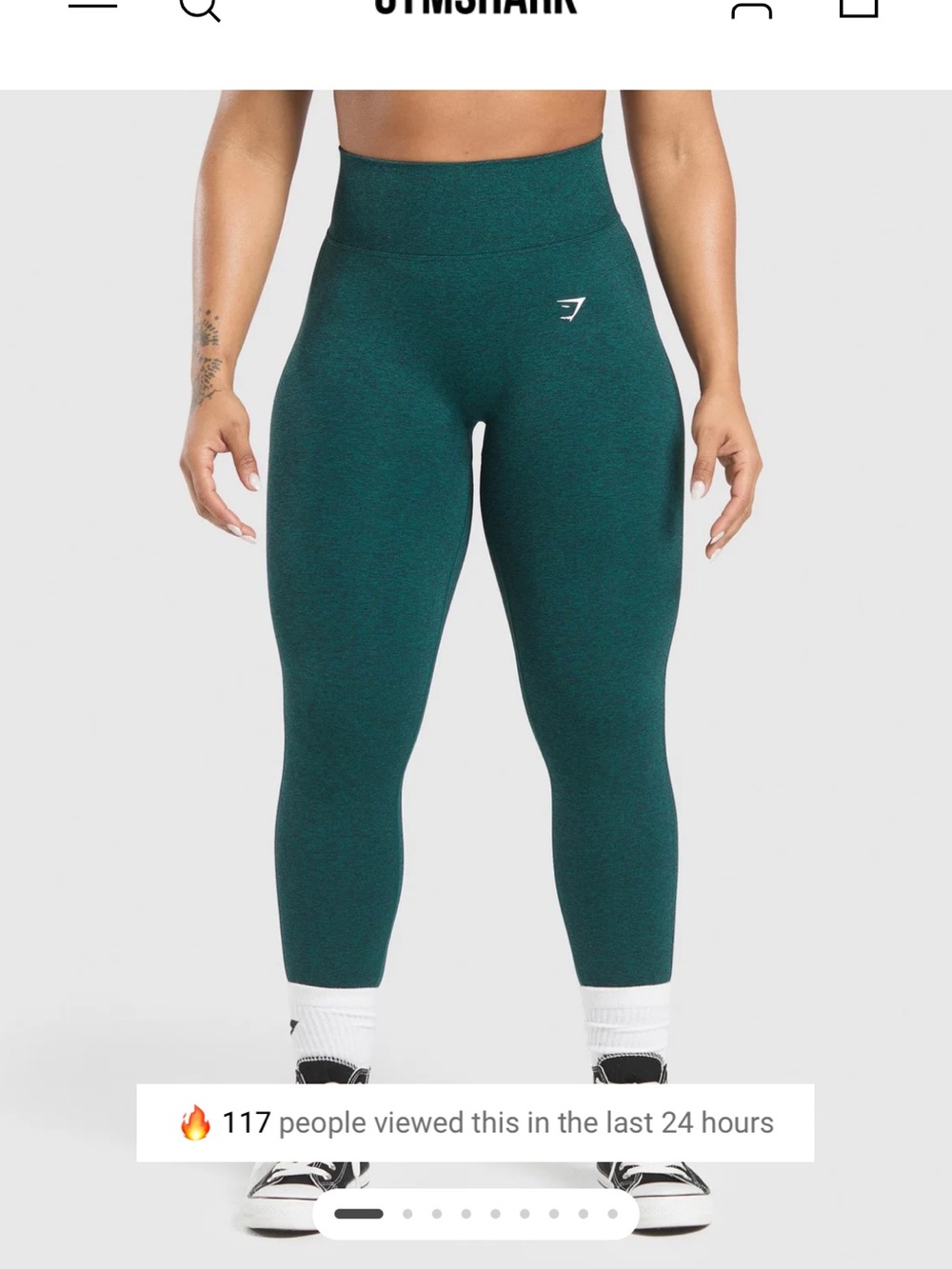 Gymshark lift and contour teal High-Waist Leggings